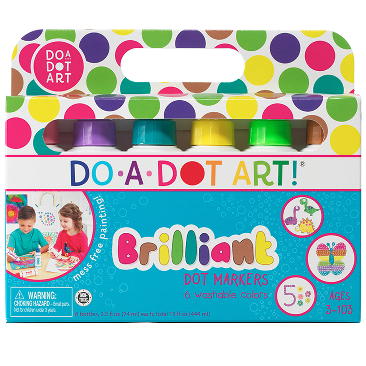Do-A-Dot Art!® Brilliant Washable Dot Markers, 6 Pack