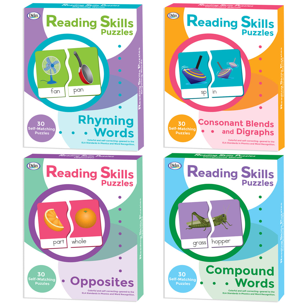 Didax Reading Skills Puzzles: Complete Set