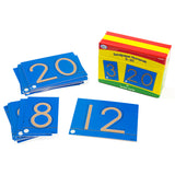 Didax Sandpaper Numerals 0-20