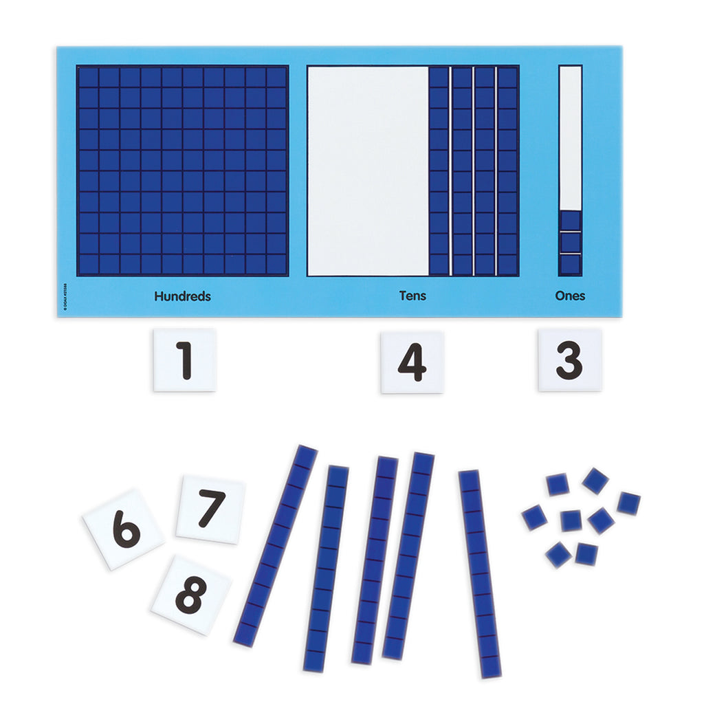 Didax Magnetic Base Ten Place Value Set