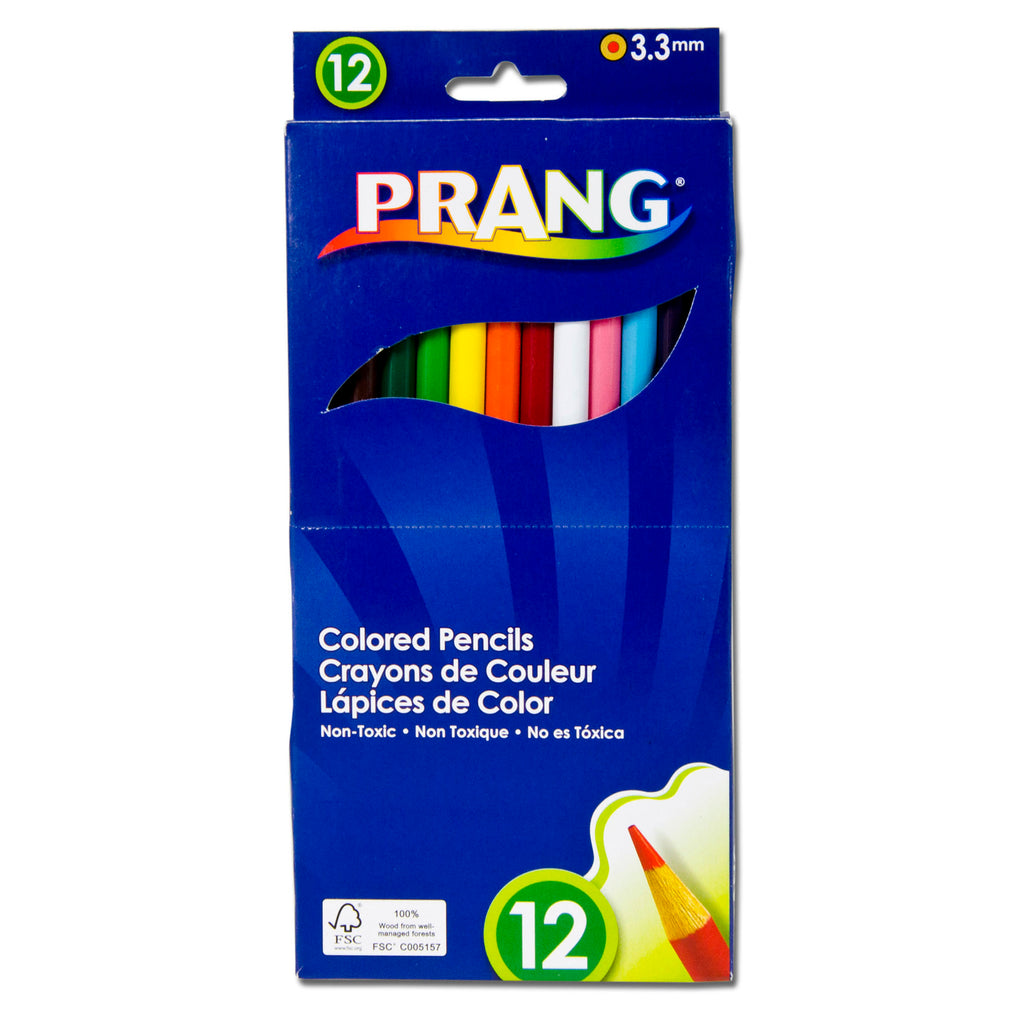 Dixon Ticonderoga Prang Colored Pencil Set, 12 Colors