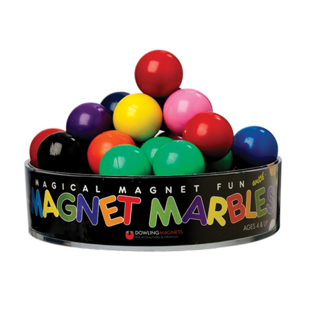Dowling Magnets 20 Solid-Colored Magnet Marbles