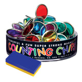 Dowling Magnets Block Magnet with 75 Counting Chips