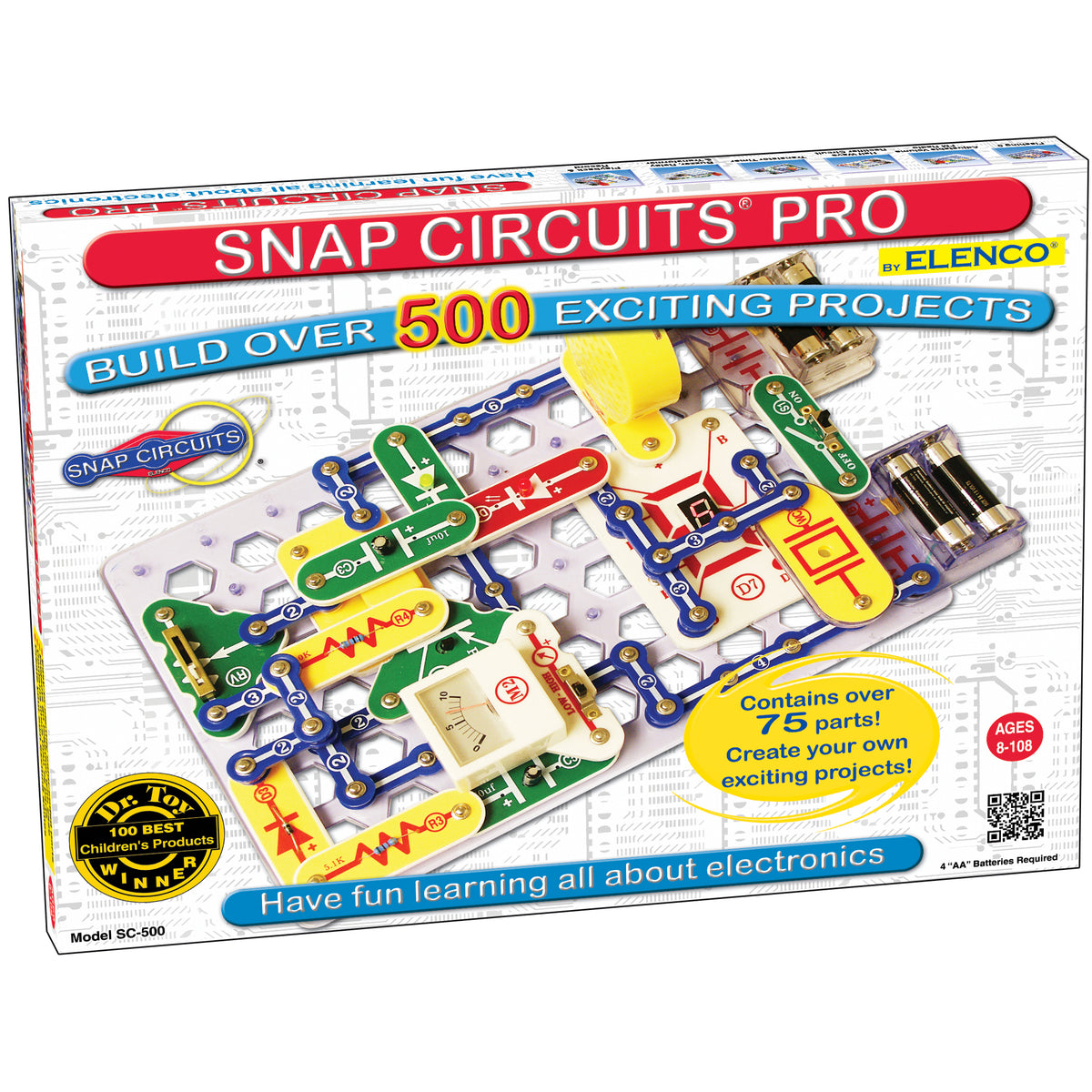 Elenco Electronics Snap Circuits® Pro, 500 Experiments