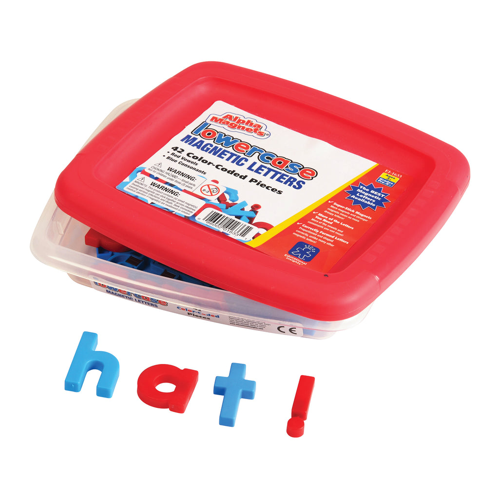 Educational Insights AlphaMagnets® Lowercase 42 Pieces Color-Coded
