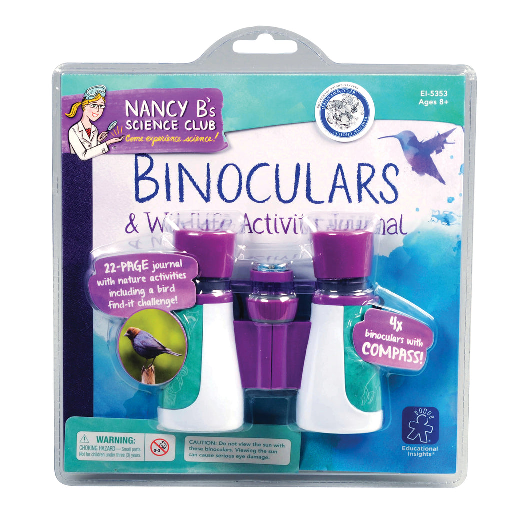 Educational Insights Nancy B's Science Club® Binoculars & Wildlife Activity Journal