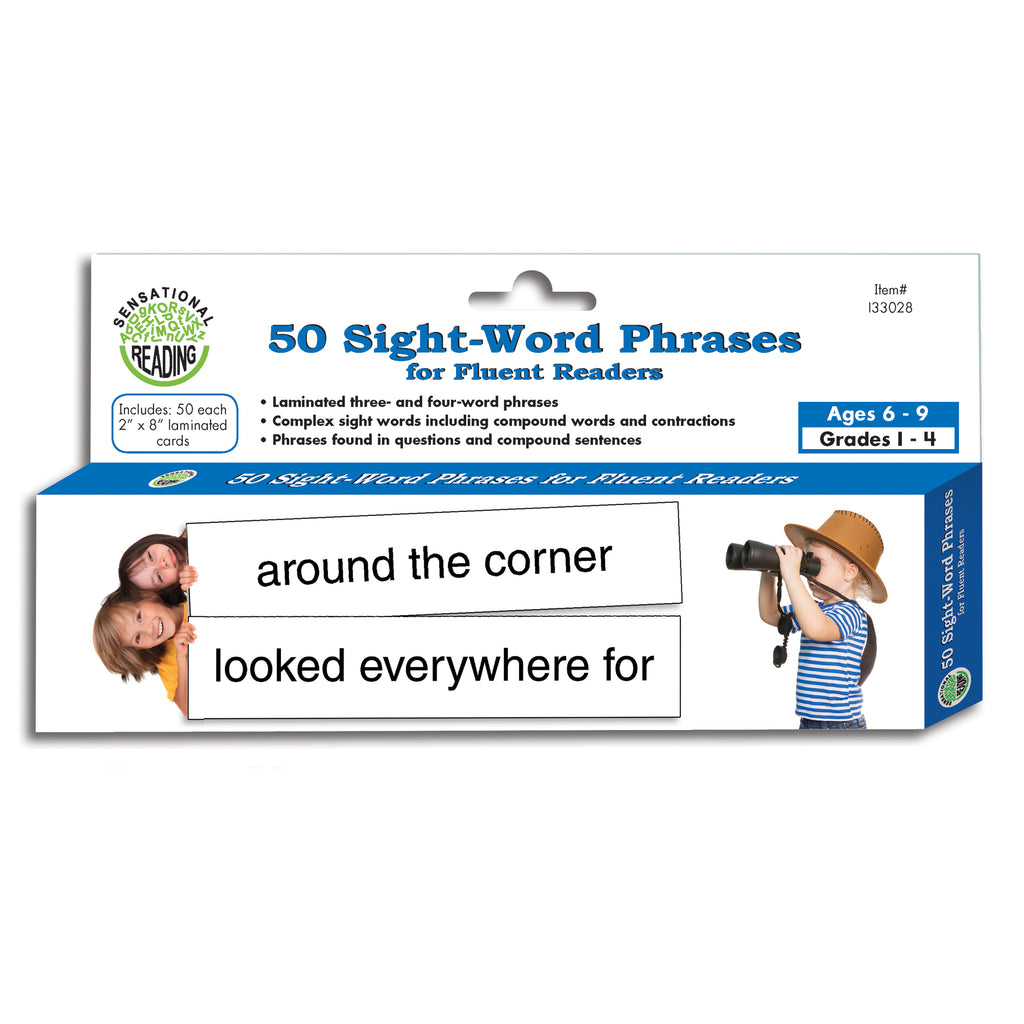 Essential Learning Products 50 Sight-Word Phrases for Fluent Readers