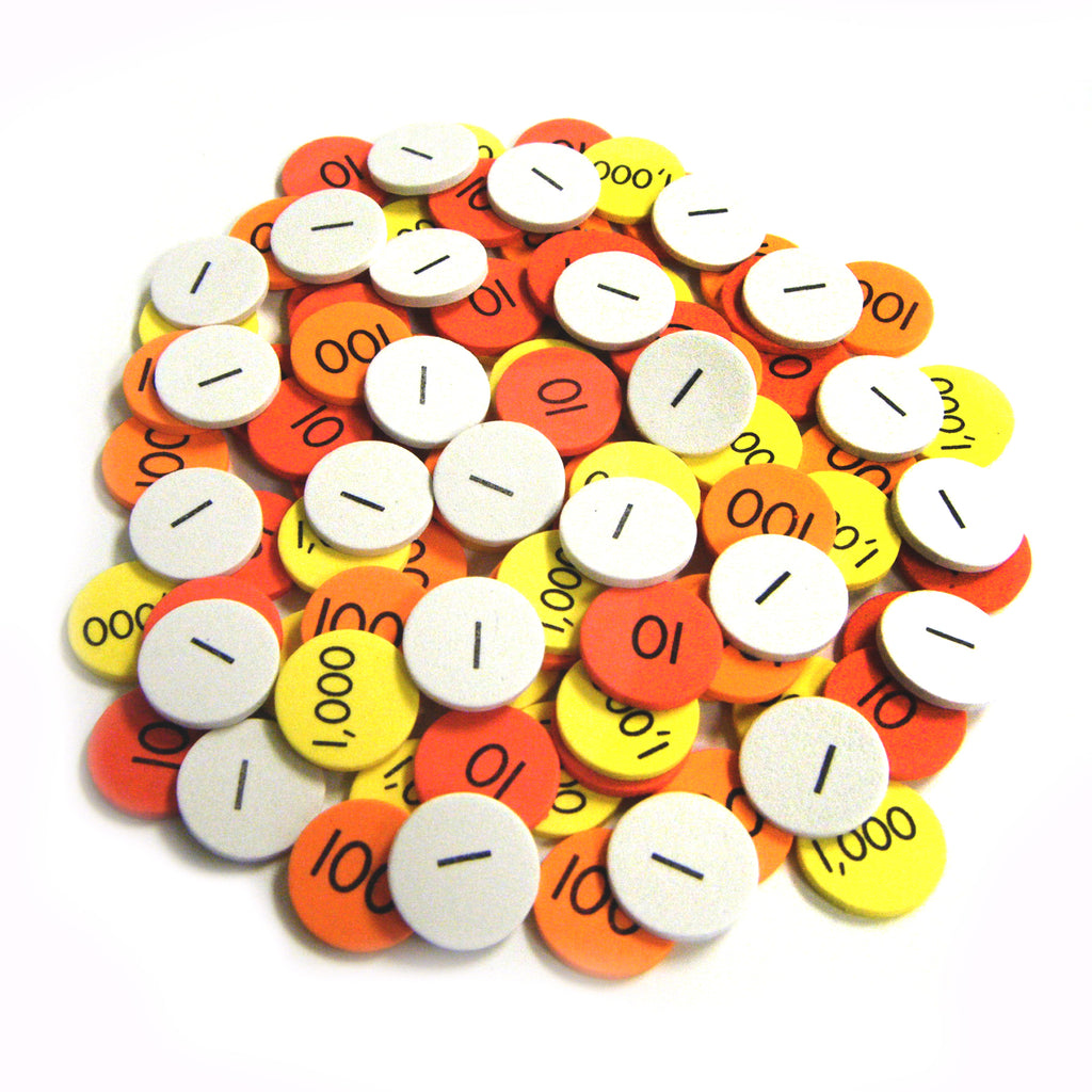 Essential Learning Products Sensational Math™ Small-Group Set of Place Value Discs