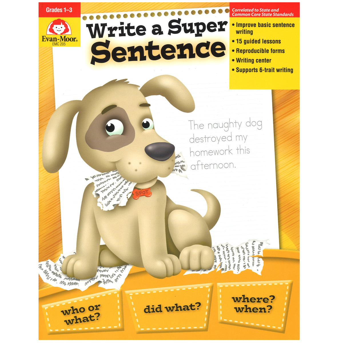 Evan-Moor Write a Super Sentence