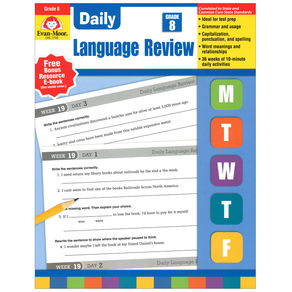 Evan-Moor Daily Language Review, Grade 8