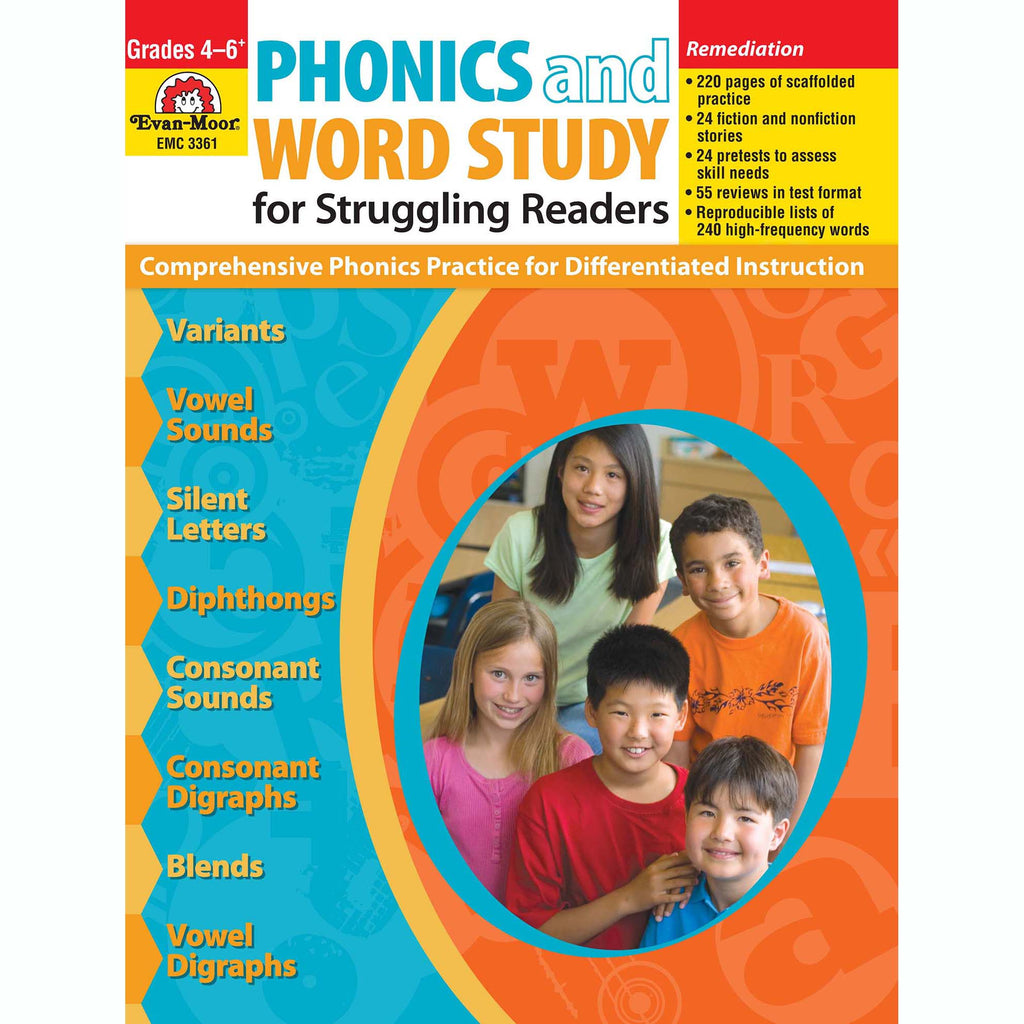 Evan-Moor Phonics and Word Study for Struggling Readers