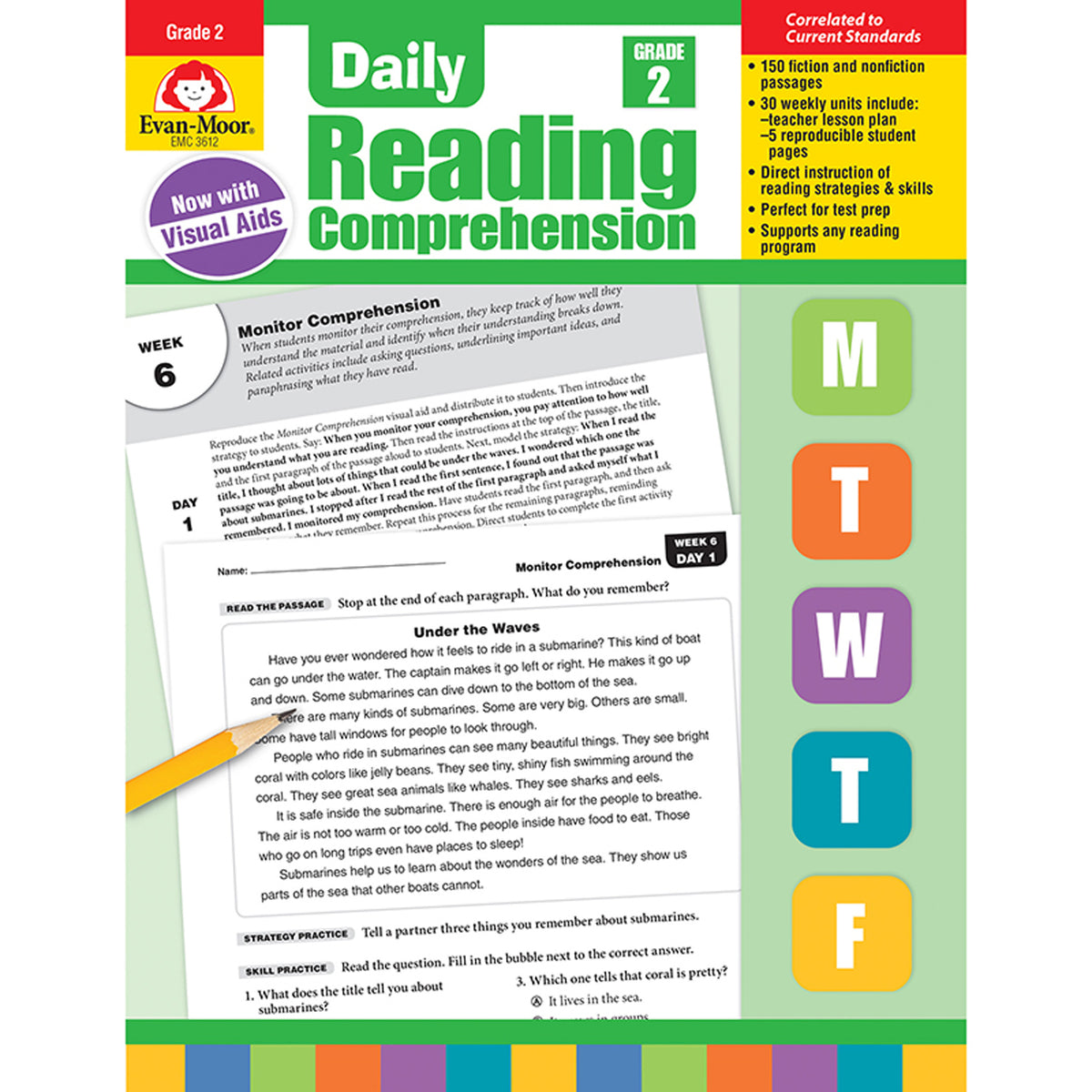 Evan-Moor Daily Reading Comprehension, Grade 2