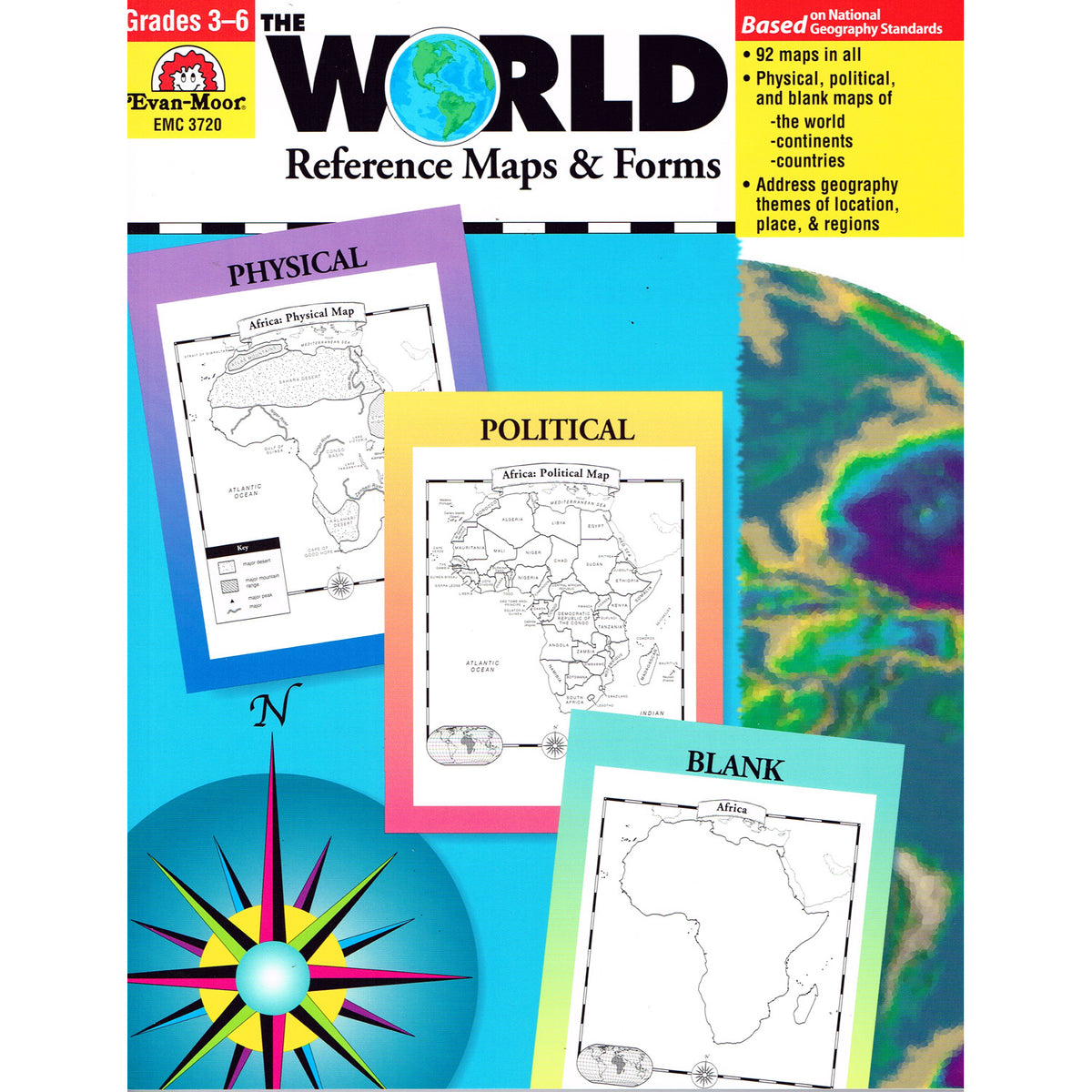 Evan-Moor The World Reference & Map Forms