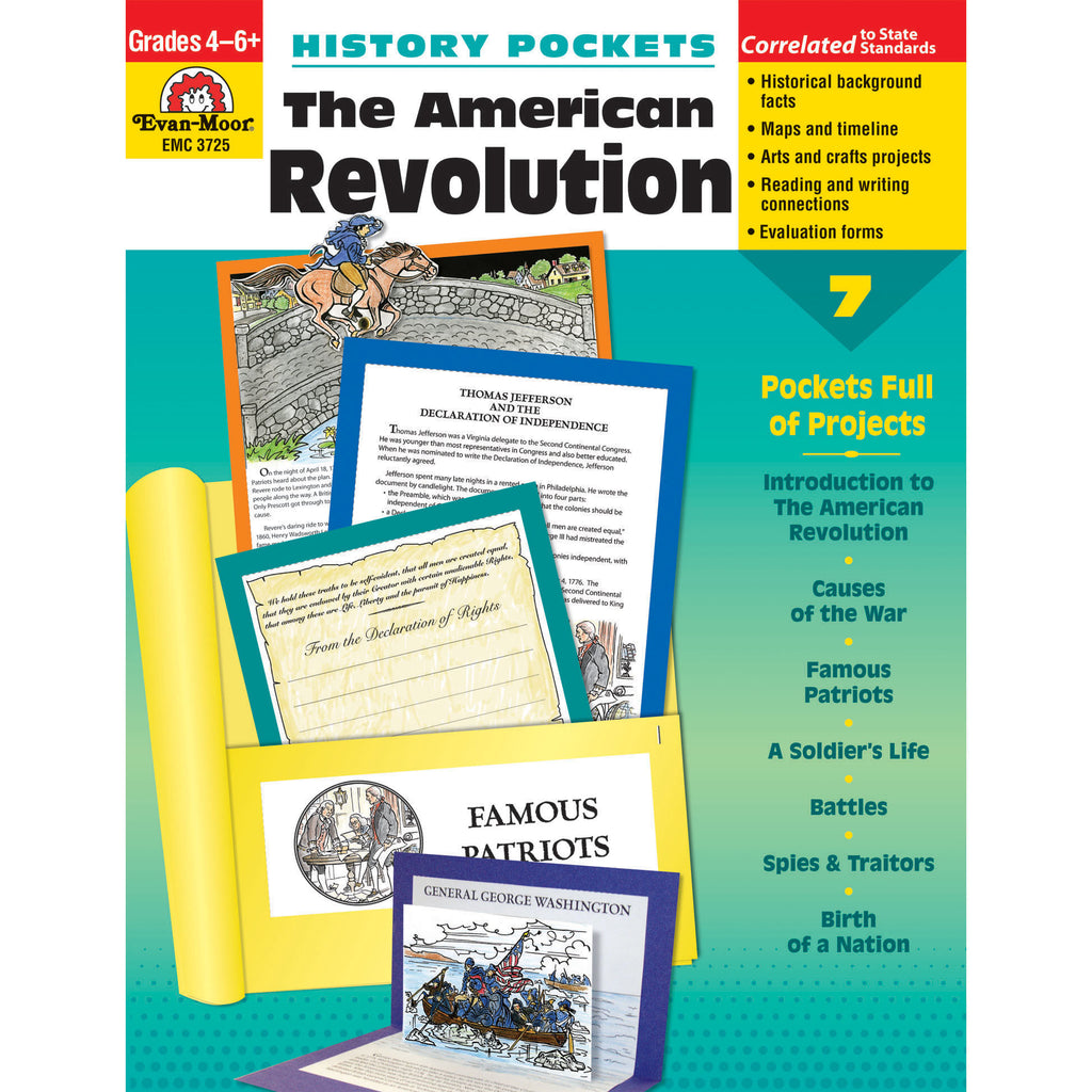 Evan-Moor History Pockets: The American Revolution
