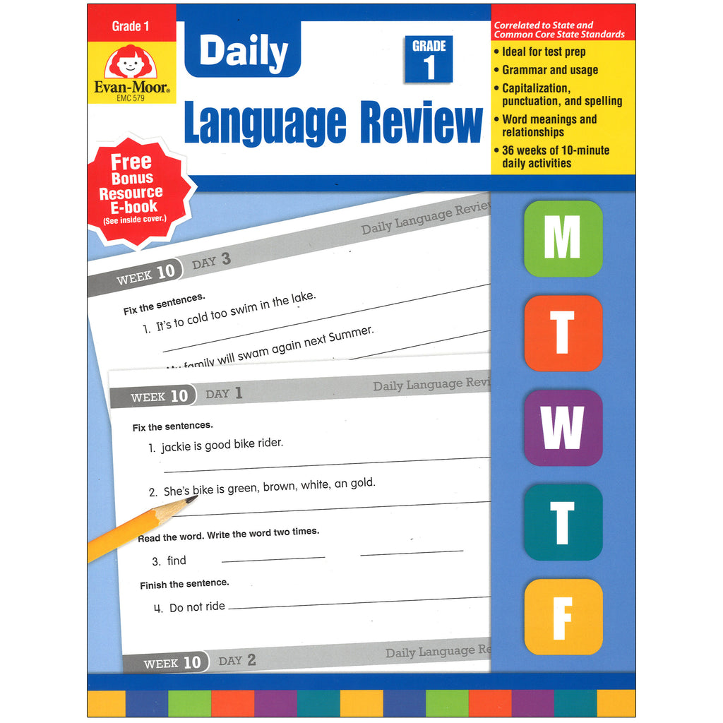 Evan-Moor Daily Language Review, Grade 1