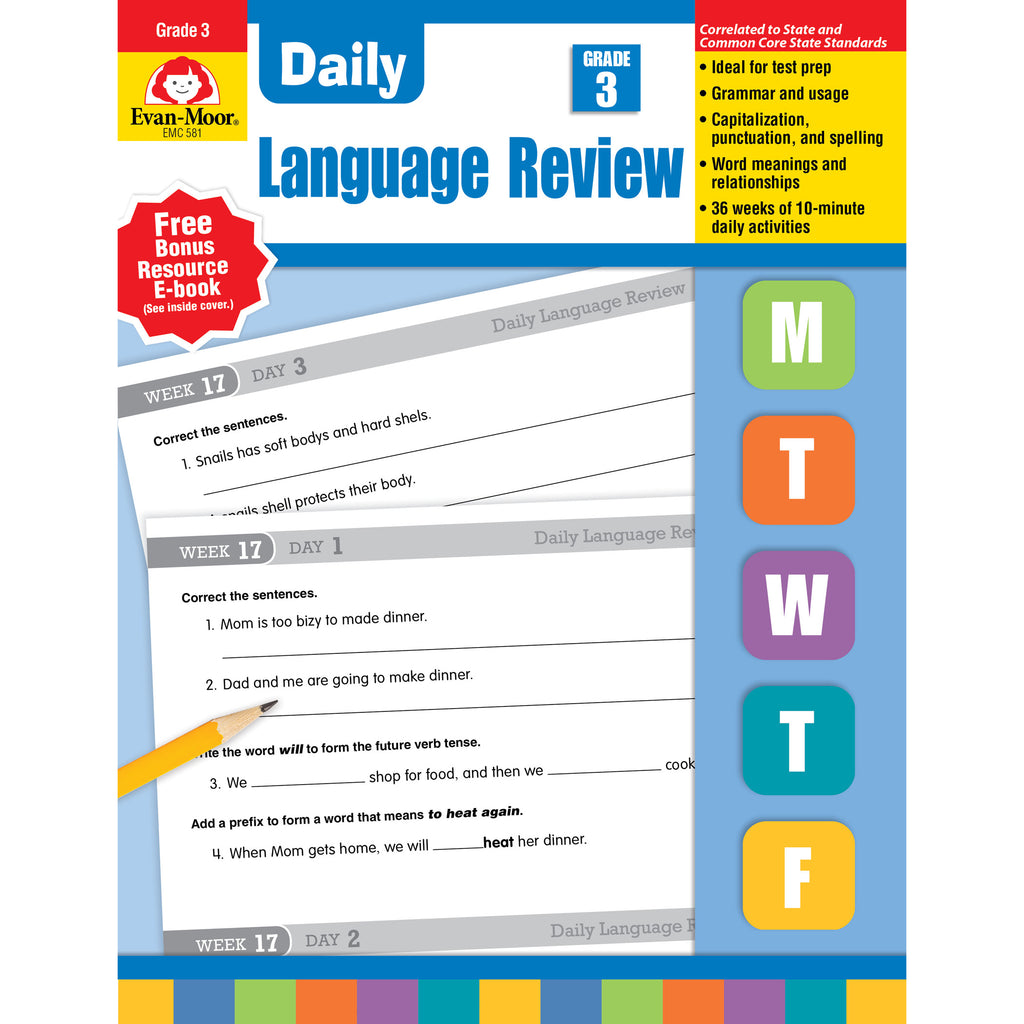 Evan-Moor Daily Language Review, Grade 3
