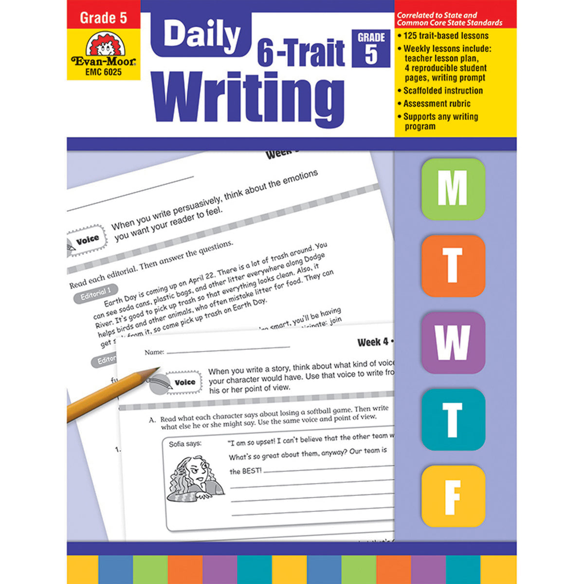Evan-Moor Daily 6-Trait Writing, Grade 5