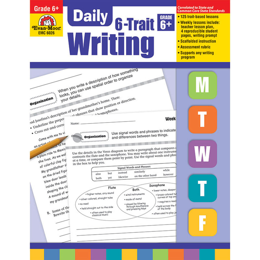 Evan-Moor Daily 6-Trait Writing, Grade 6