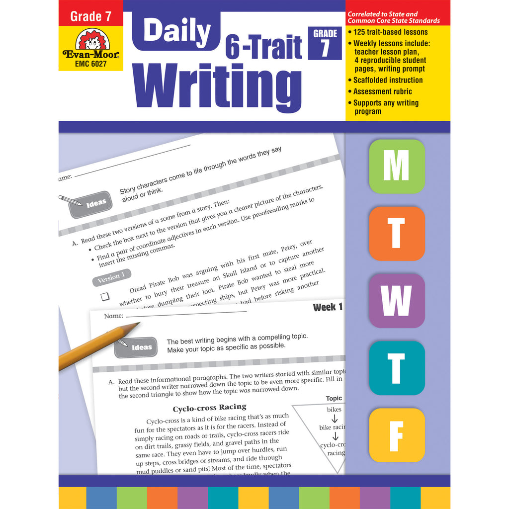 Evan-Moor Daily 6-Trait Writing, Grade 7