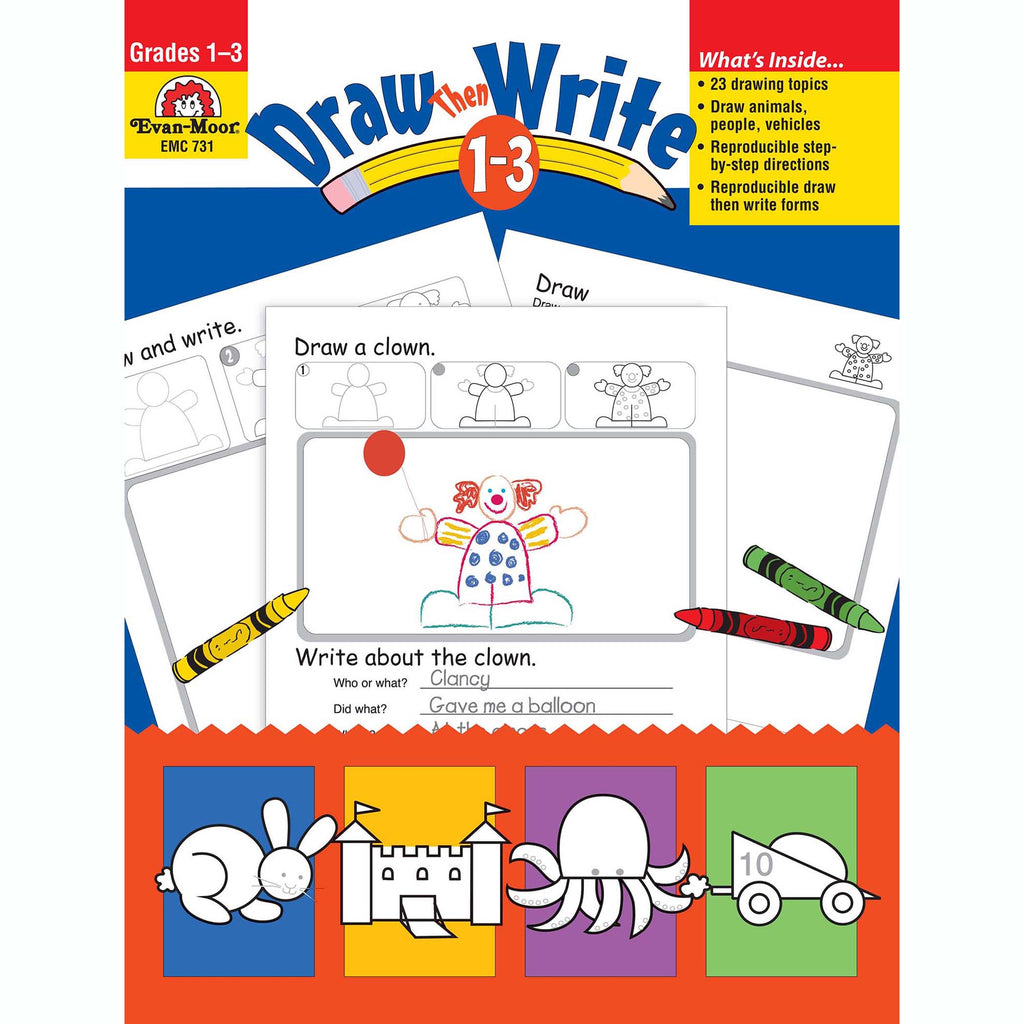 Evan-Moor Draw...Then Write, Grades 1-3