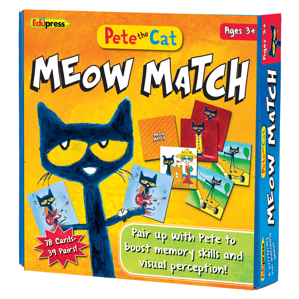 Teacher Created Resources Pete the Cat® Meow Match Game