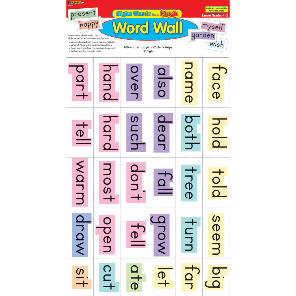 Teacher Created Resources Sight Words in a Flash Word Walls, Grades 1-2 (discontinued)