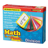 Teacher Created Resources Math in a Flash™ Color-Coded Flash Cards, Division