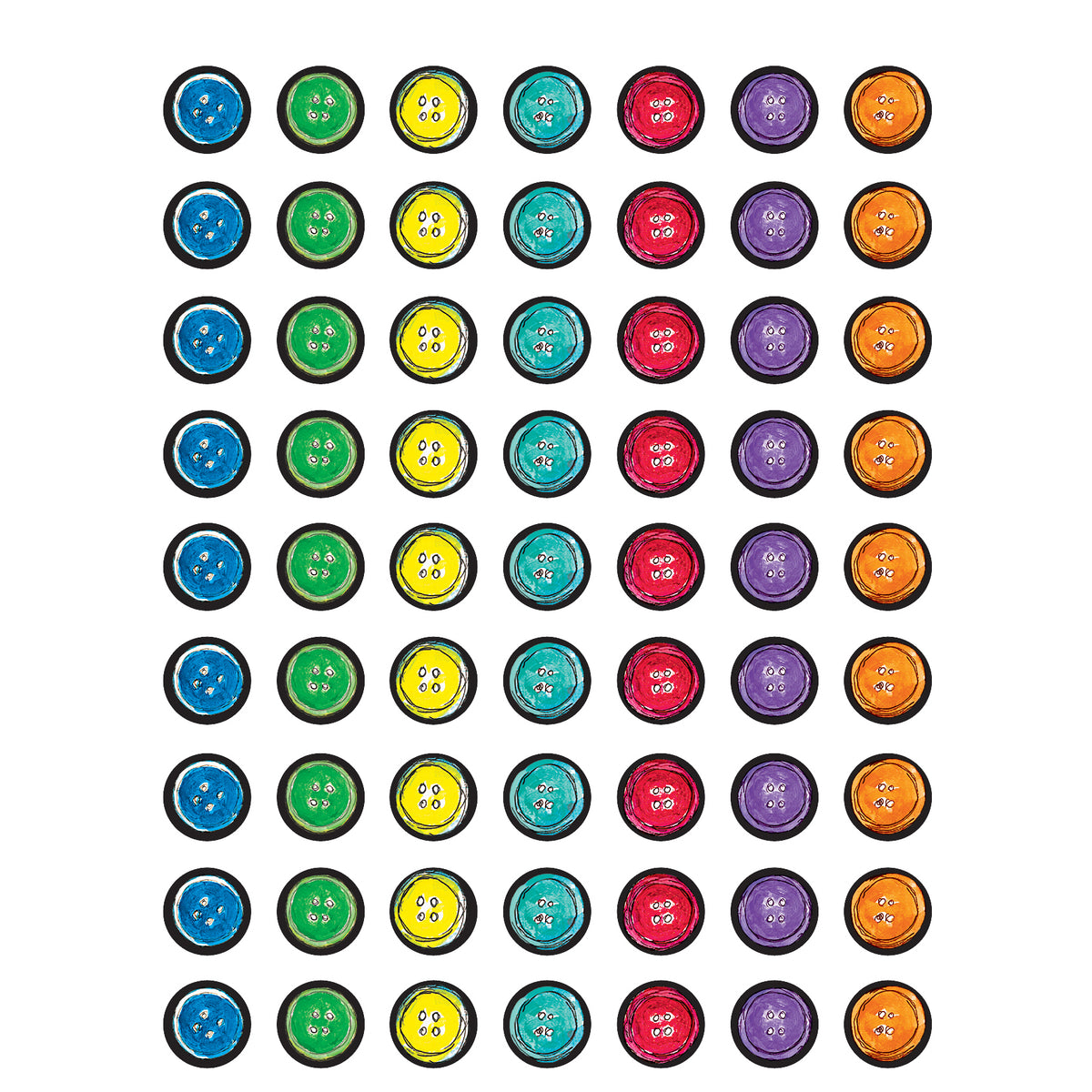 Teacher Created Resources Pete the Cat® Groovy Buttons Mini Stickers (discontinued)