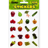 Eureka Fruits And Vegetables Photos Theme Stickers