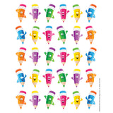 Eureka Pencil Smiley Faces Theme Stickers