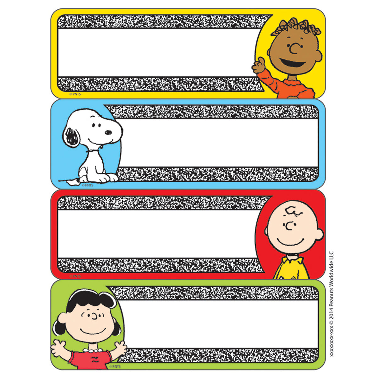 Eureka Peanuts® Composition Label Stickers