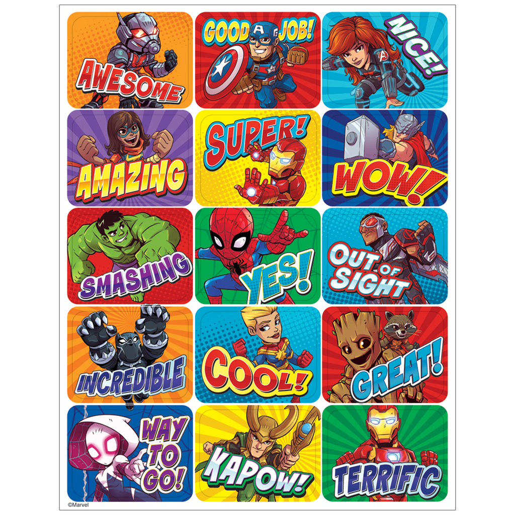 Eureka Marvel™ Super Hero Adventure Success Stickers