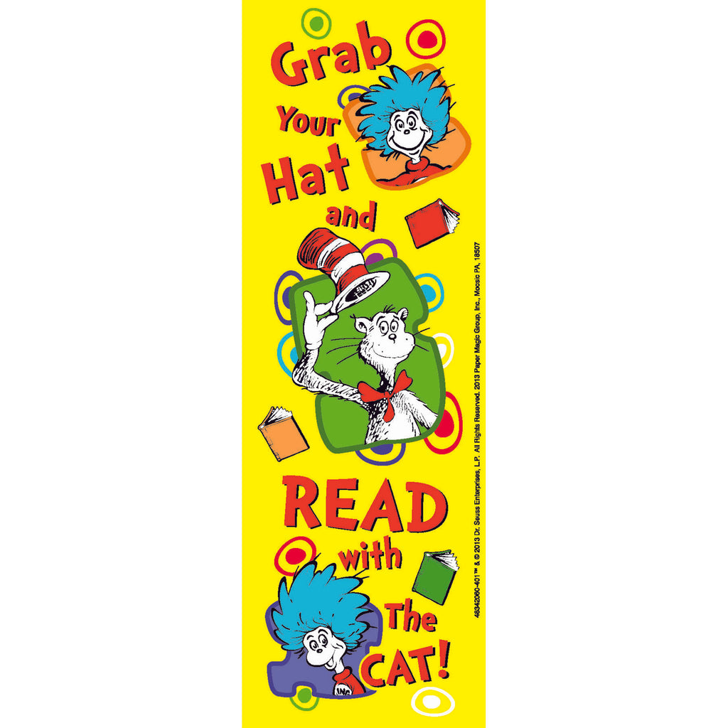 Eureka Dr. Seuss™ Grab Your Hat Bookmarks