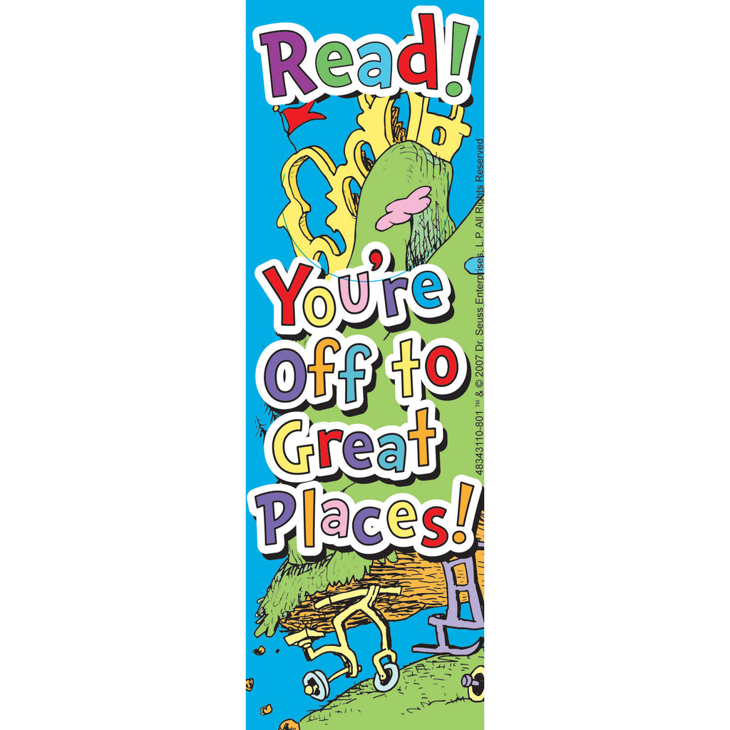 Eureka Dr. Seuss™ - Oh The Places You'll Go Book Mark