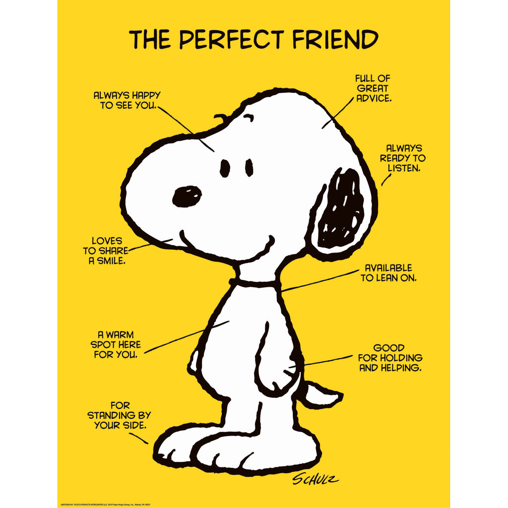 Eureka Peanuts® The Perfect Friend Poster