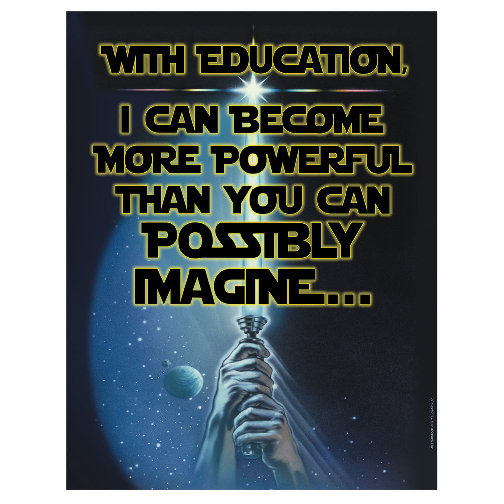 Eureka Star Wars™ Power of Education Poster