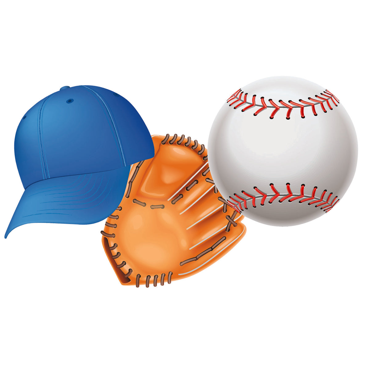 Eureka Baseball Assorted Cut-Outs (discontinued)