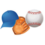 Eureka Baseball Assorted Cut-Outs (discontinued)