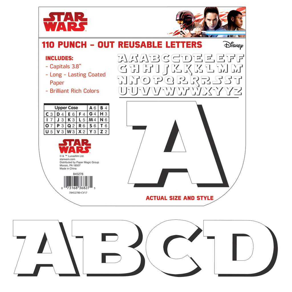 Eureka Star Wars™ Super Troopers Deco Letters