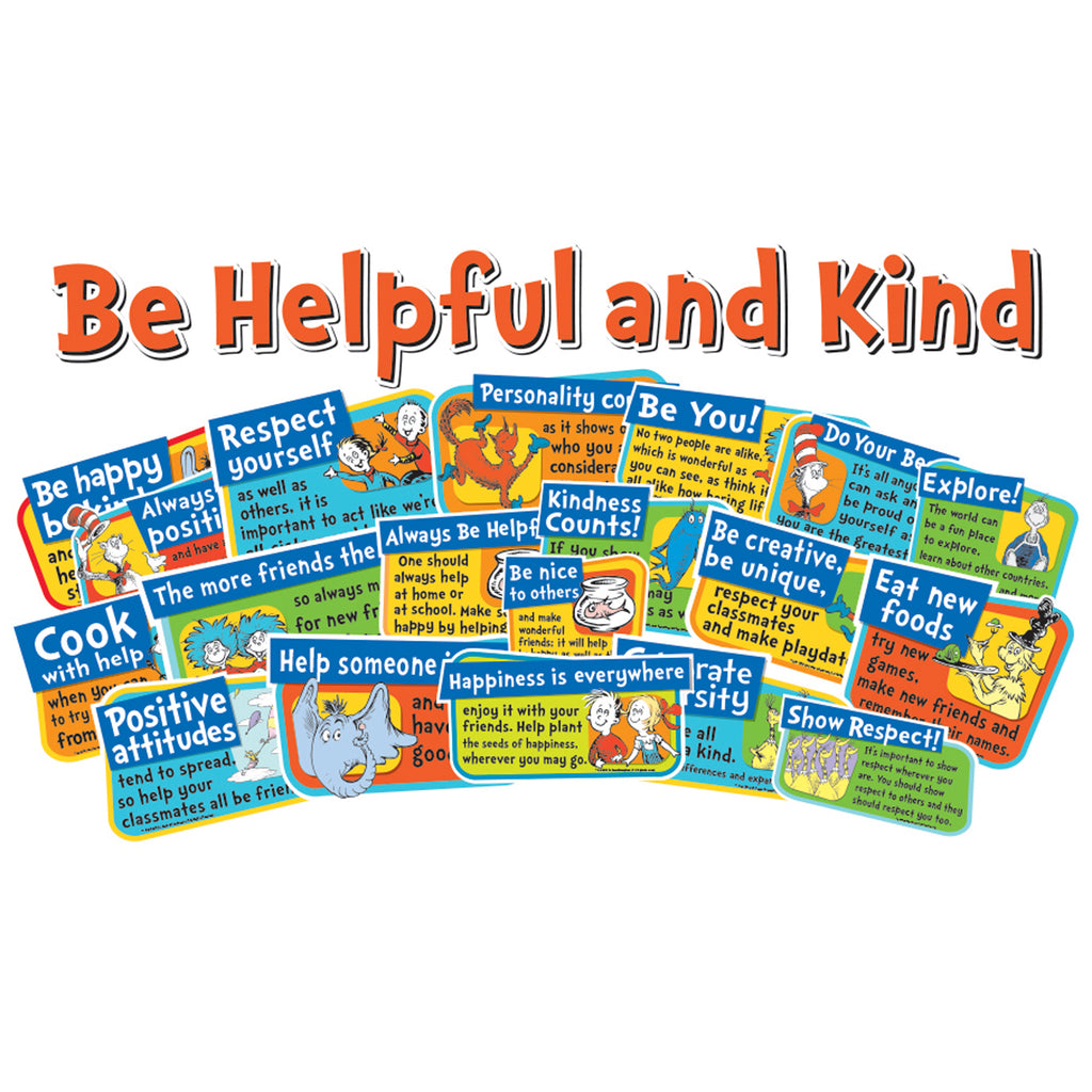 Eureka Dr. Seuss™ Be Kind and Helpful Bulletin Board Set