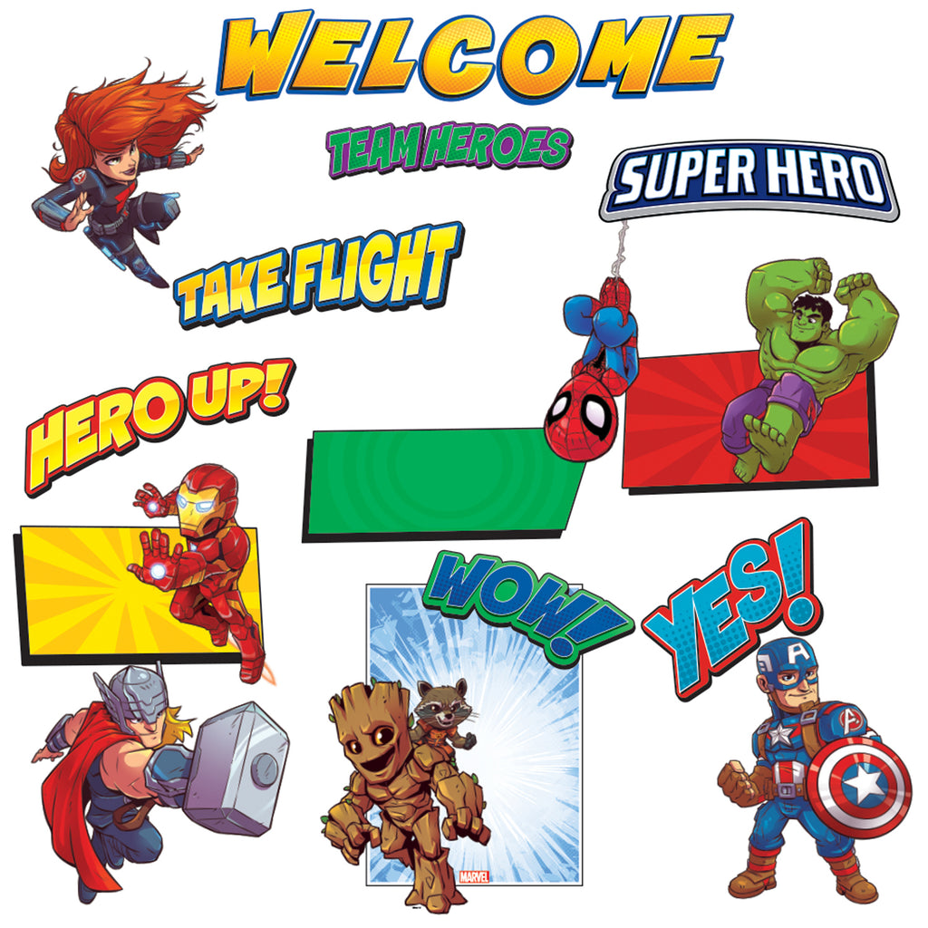 Eureka Marvel™ Super Hero Adventure Welcome Bulletin Board Set