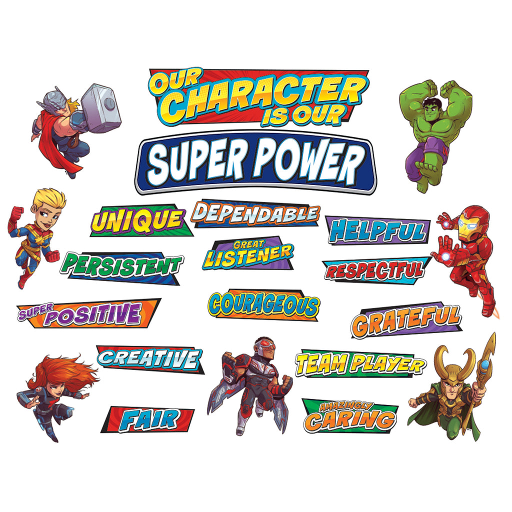 Eureka Marvel™ Super Hero Adventure Hero Traits Mini Bulletin Board Set (discontinued)
