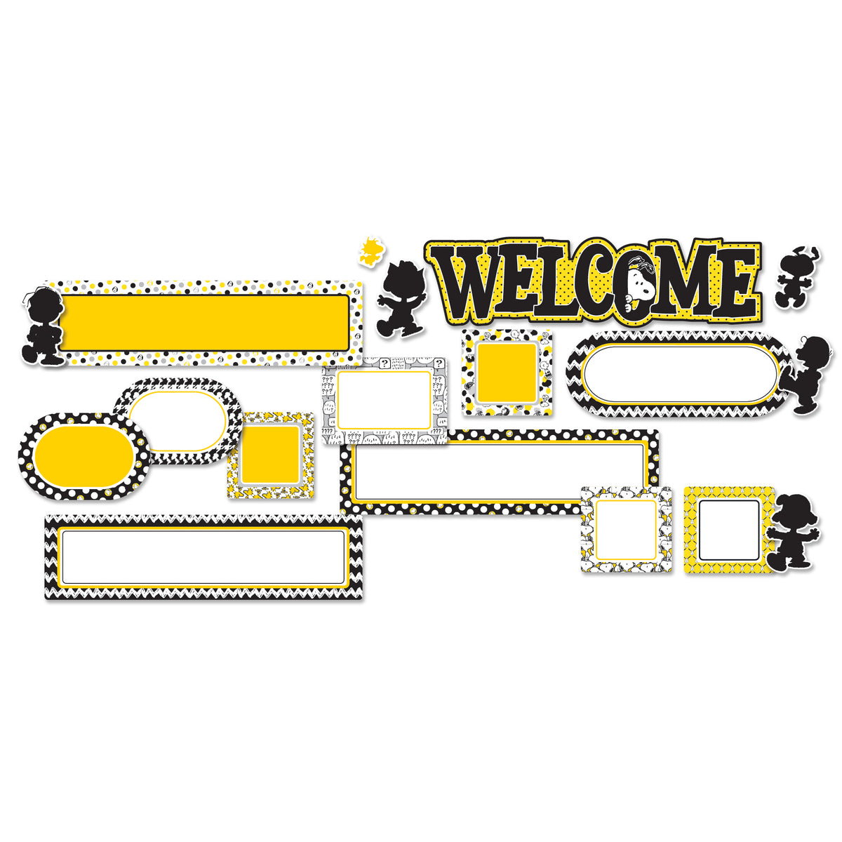 Eureka Peanuts® Touch of Class Welcome Mini Bulletin Board Set (discontinued)