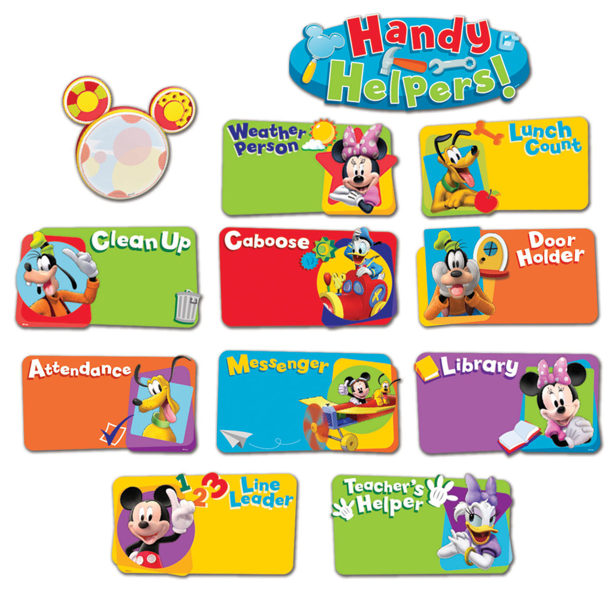 Eureka Mickey Mouse Clubhouse® Handy Helpers Job Chart Mini Bulletin Board Set