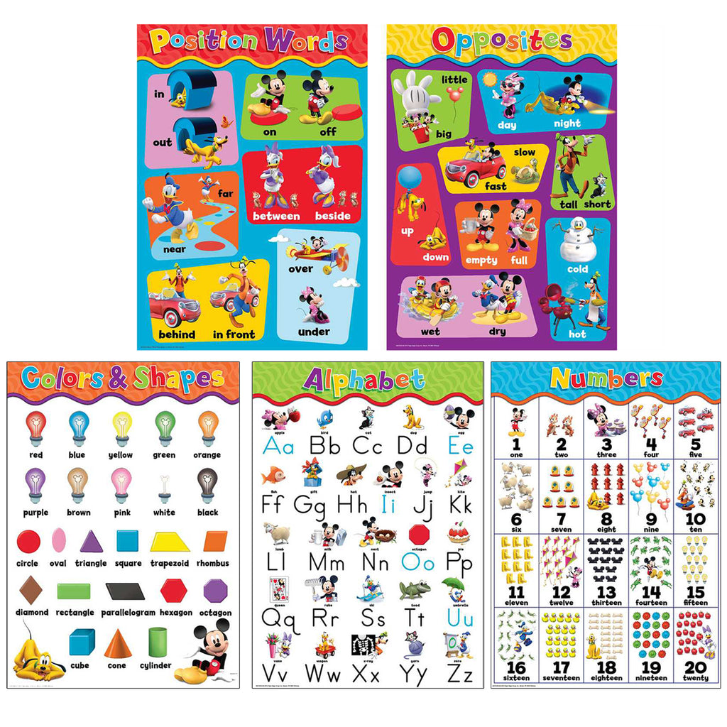 Eureka Mickey Mouse Clubhouse® Beginning Concepts Bulletin Board Set