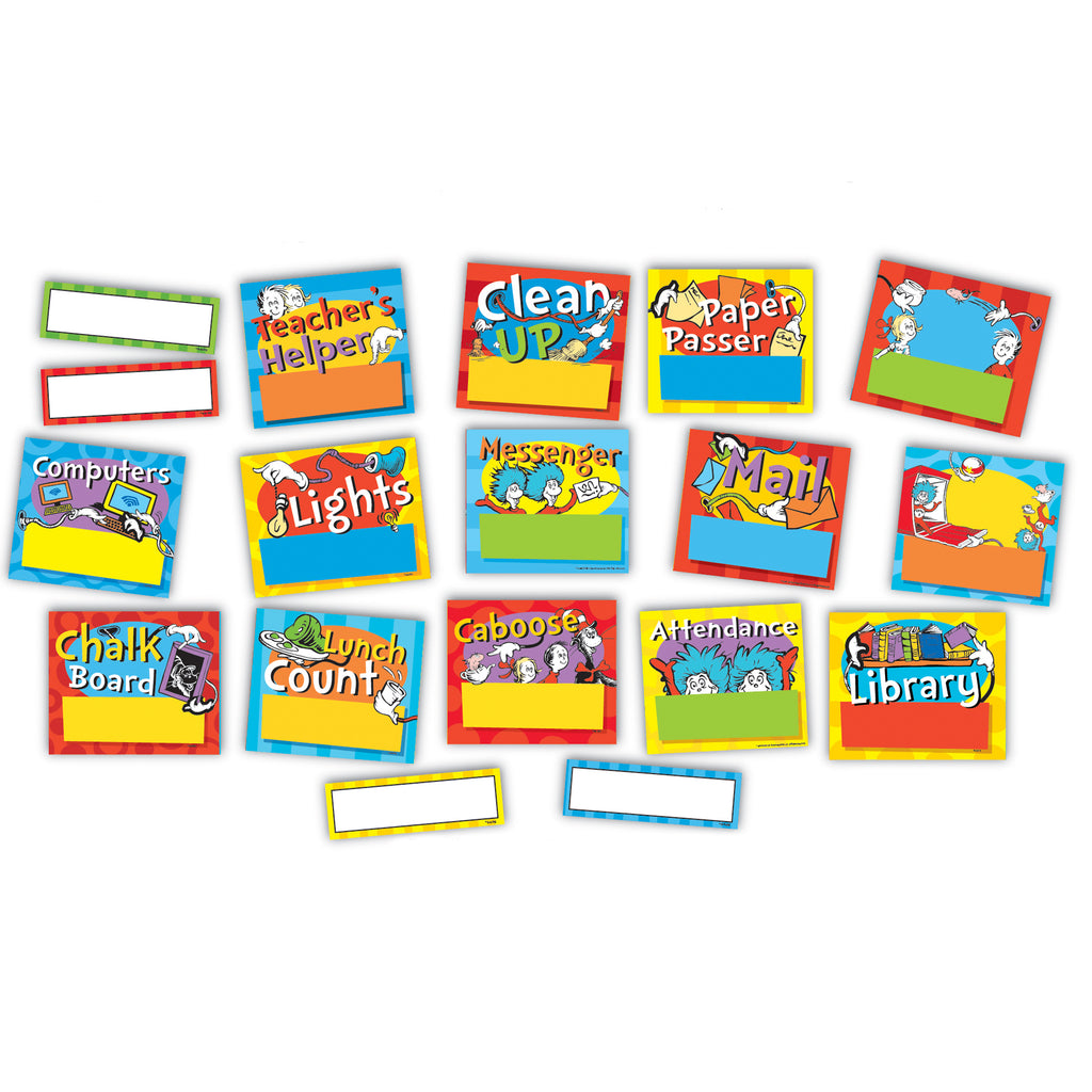 Eureka Dr. Seuss™ Standard Job Chart Mini Bulletin Board Set (discontinued)
