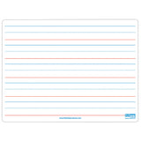 Flipside Magnetic Dry Erase Board 9 x 12 Red/Blue Ruled