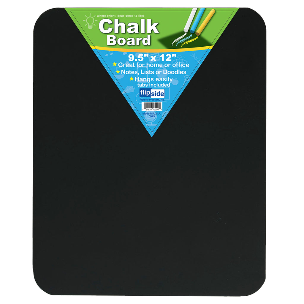 Flipside Black Chalk Board, 9.5" x 12"