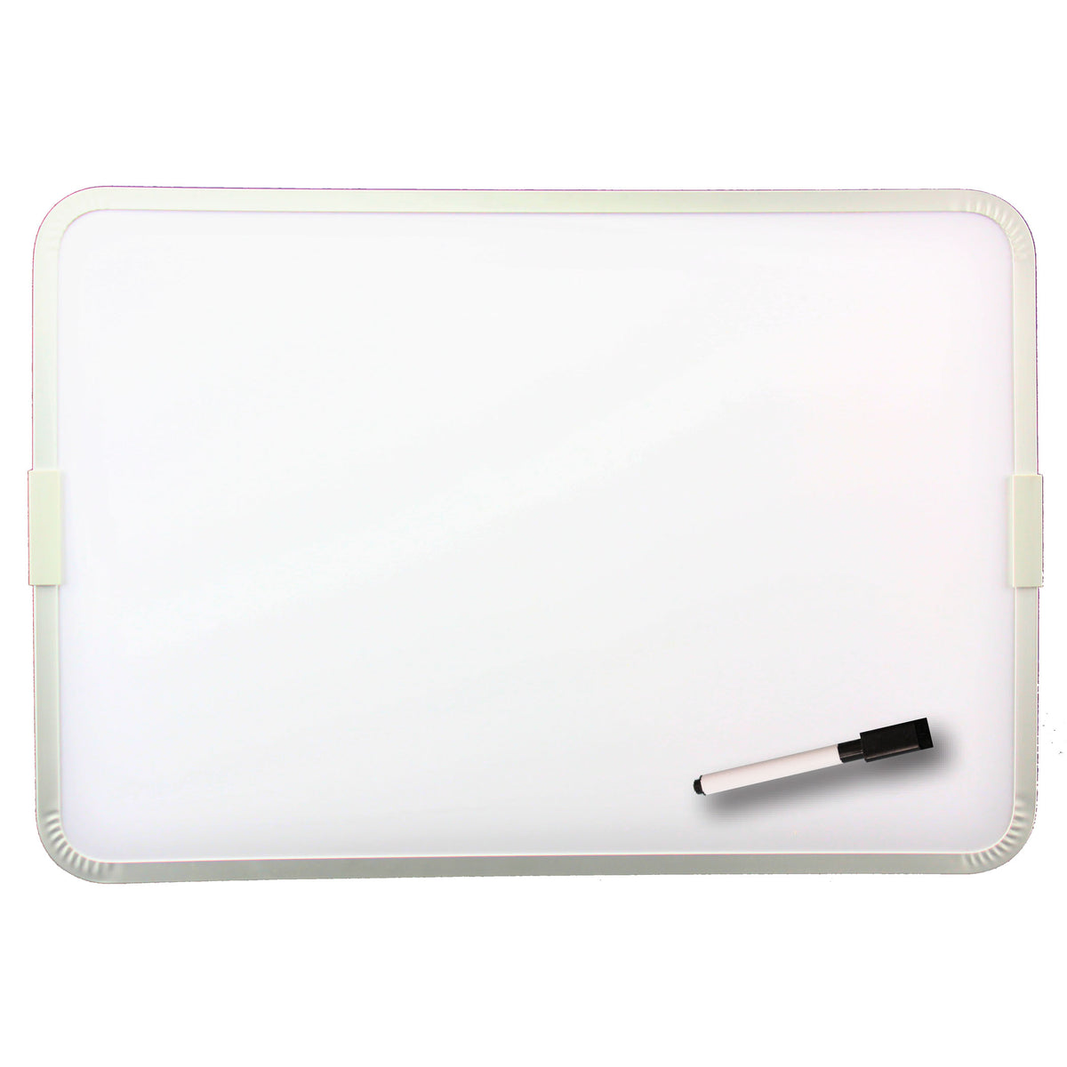 Flipside Two-Sided Framed Magnetic Dry Erase Board, 9" x 12"