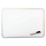 Flipside Two-Sided Framed Magnetic Dry Erase Board, 9" x 12"